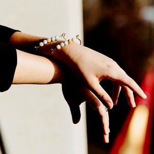 AMAZONITE STONE BANGLE
